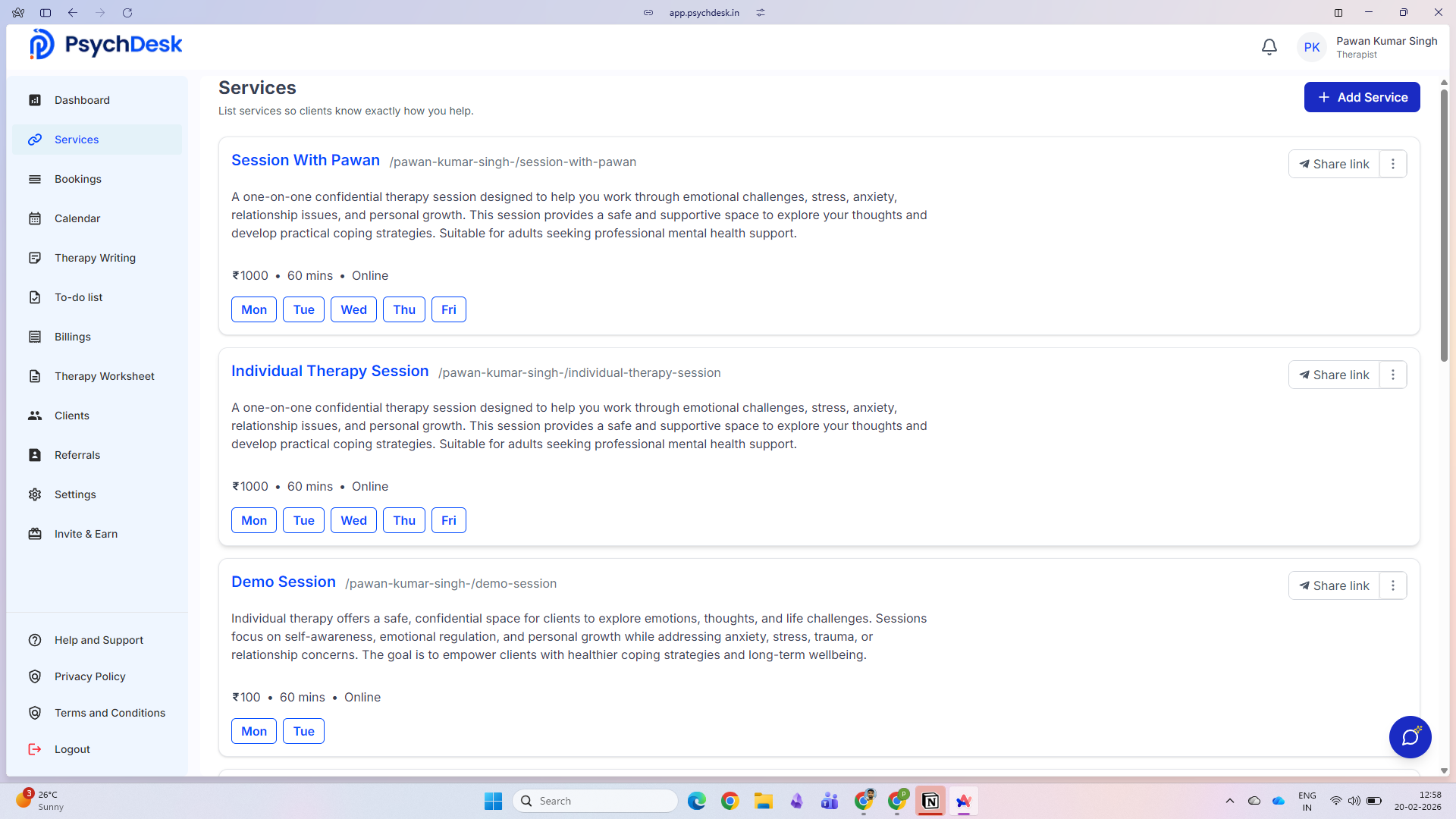 PsychDesk gallery image