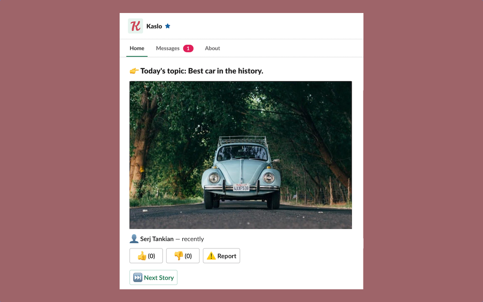 Kaslo - Add fun to Slack gallery image