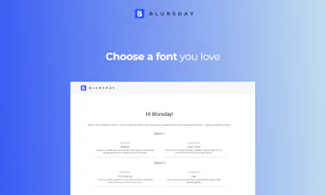 Blursday brand book generator gallery image