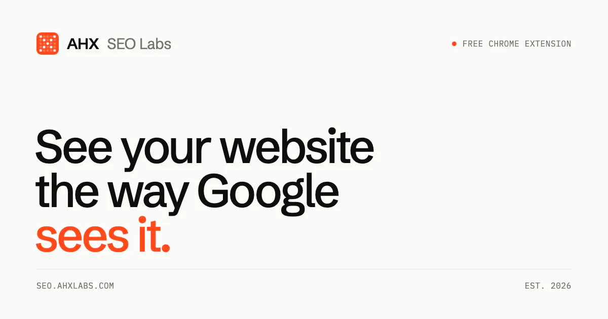 AHX SEO Labs gallery image