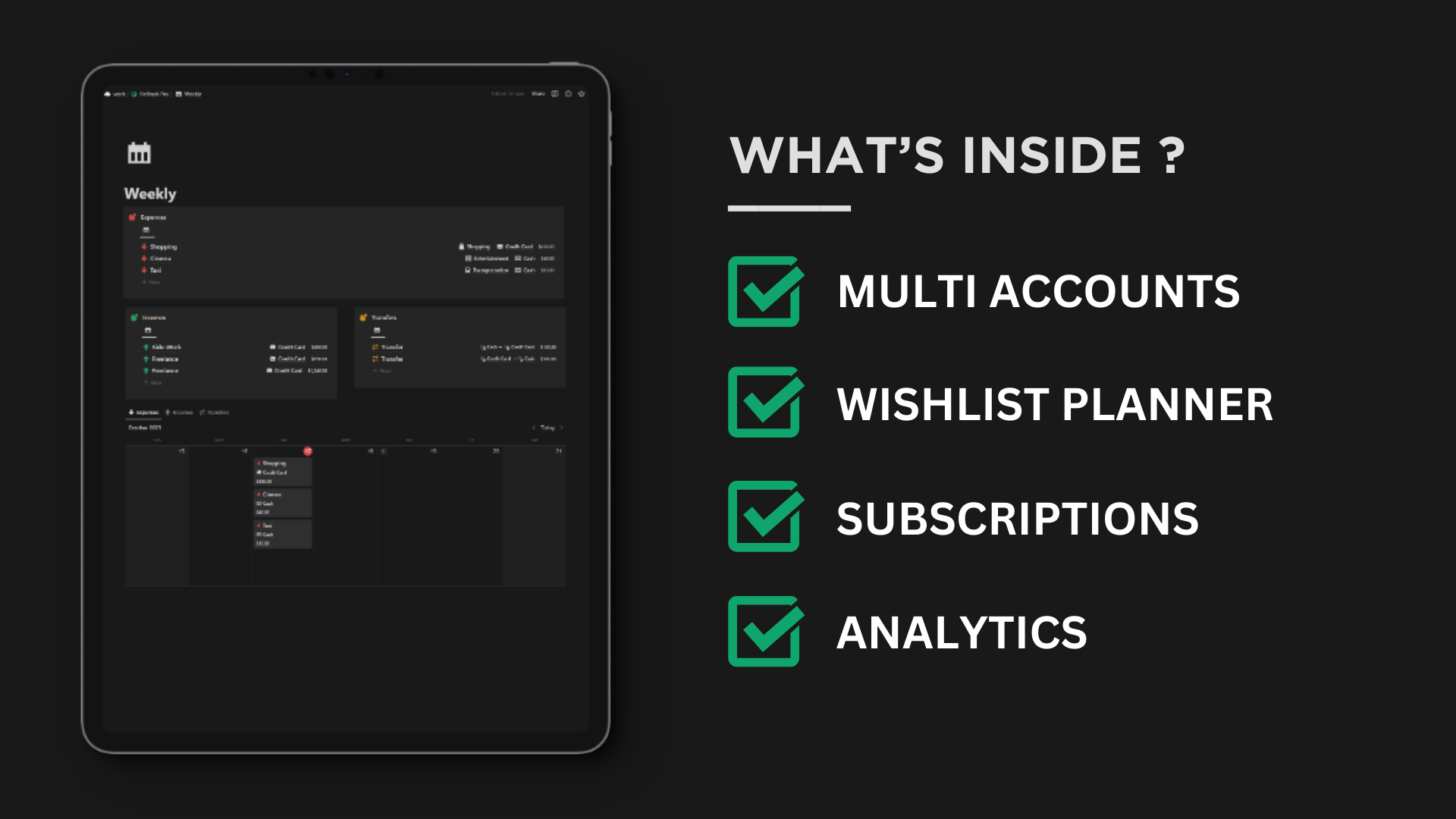 FINTRACK PRO - Uw welvaart plannen, één dollar tegelijk media 3