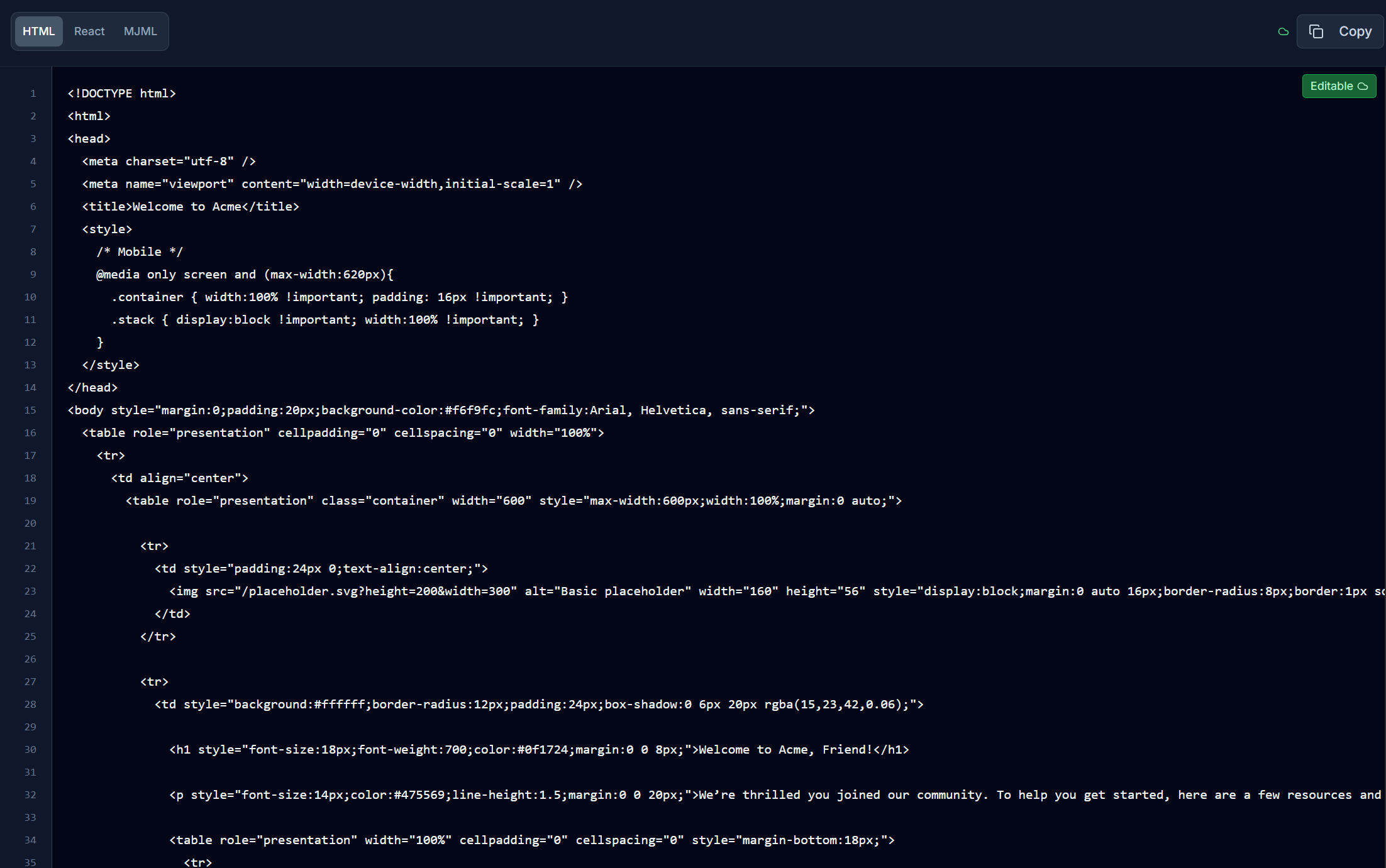 ReactMail AI gallery image
