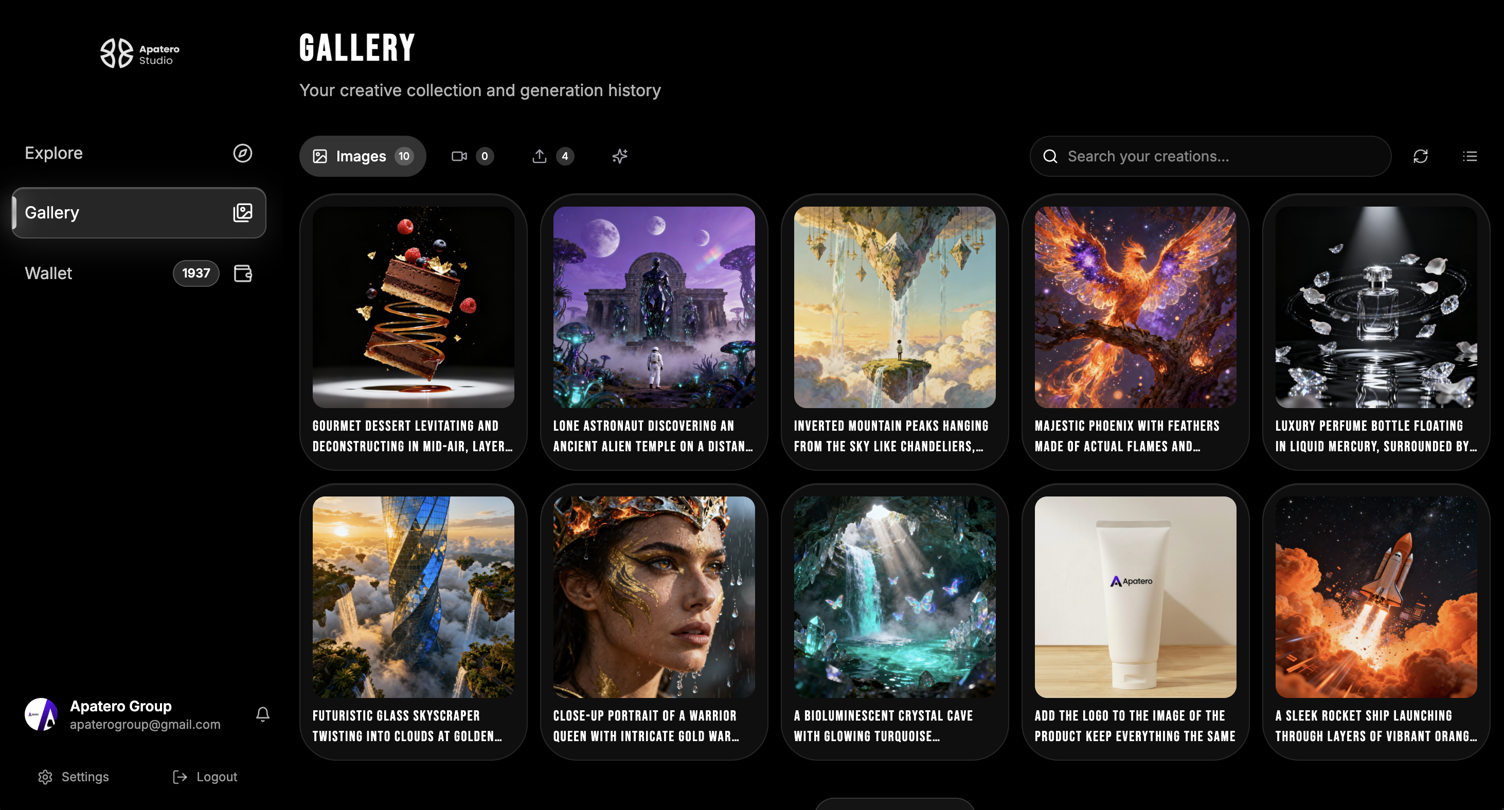 Apatero Studio - Screenshot 2 showing product features and functionality