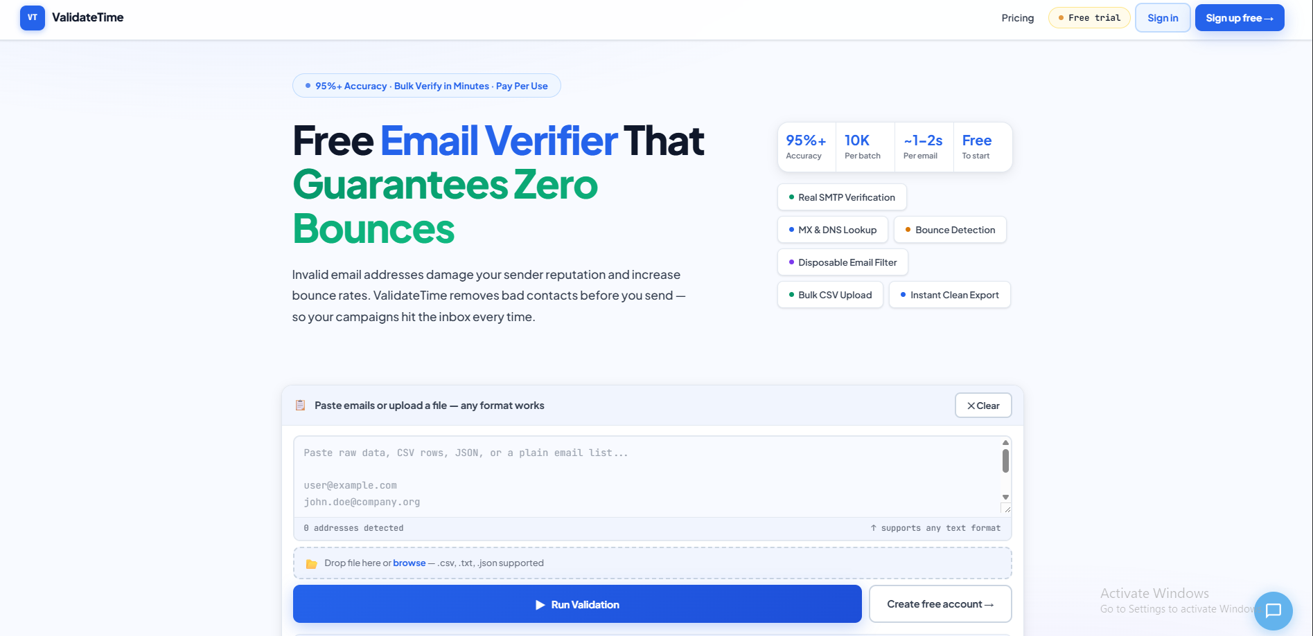 Free Bulk Email Verifier  gallery image
