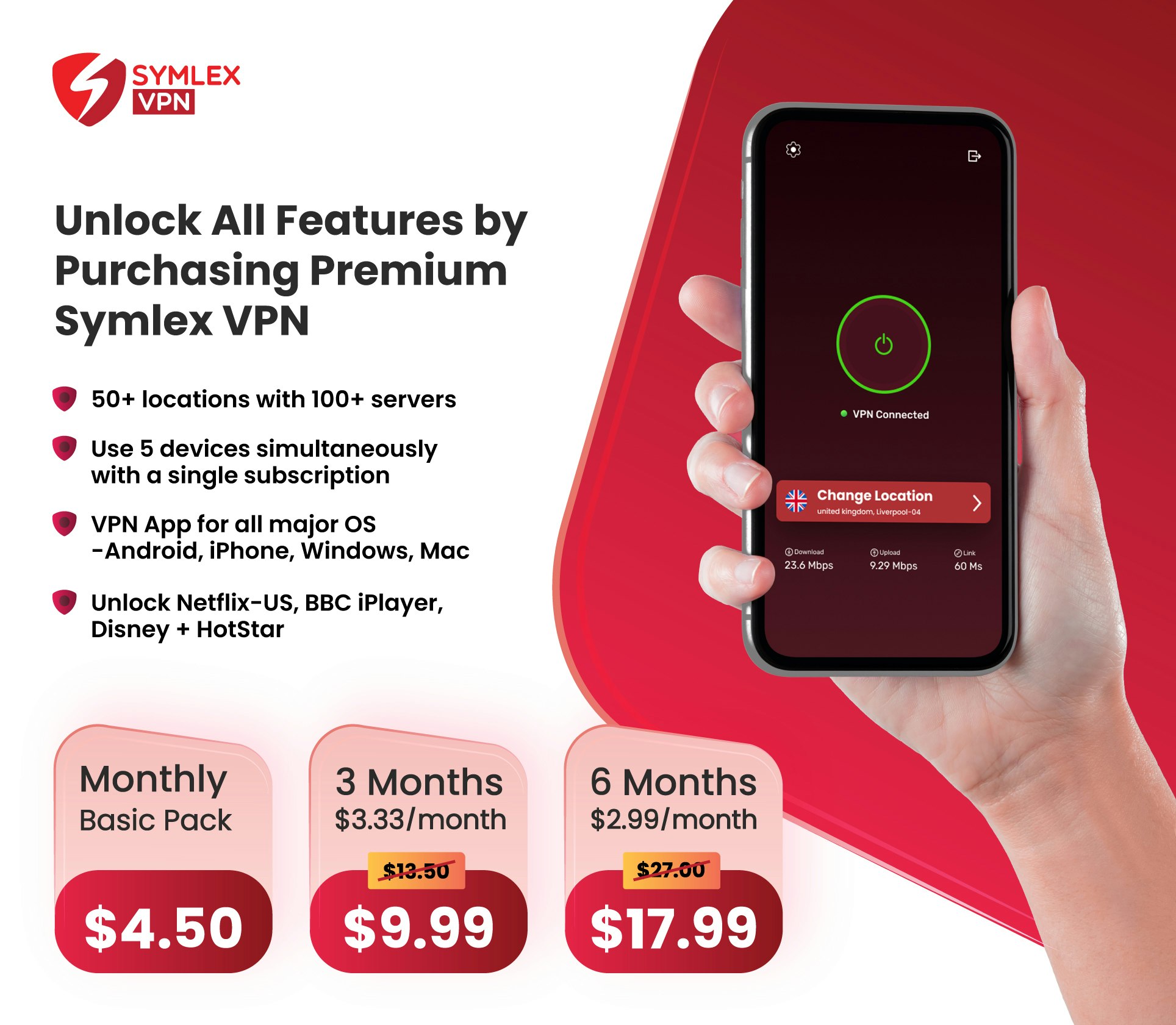 Symlex VPN: VPN nhanh và an toàn media 5