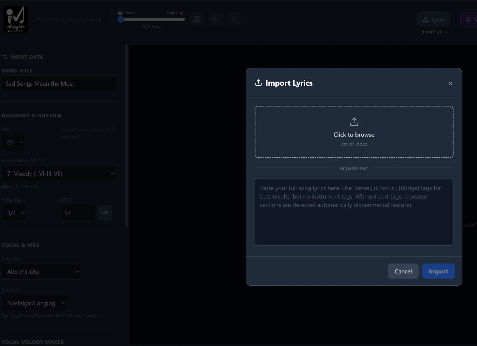 Margido Melodizer screenshot 3