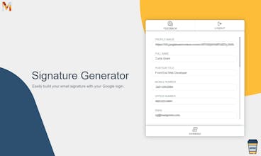 Email Signature Generator gallery image