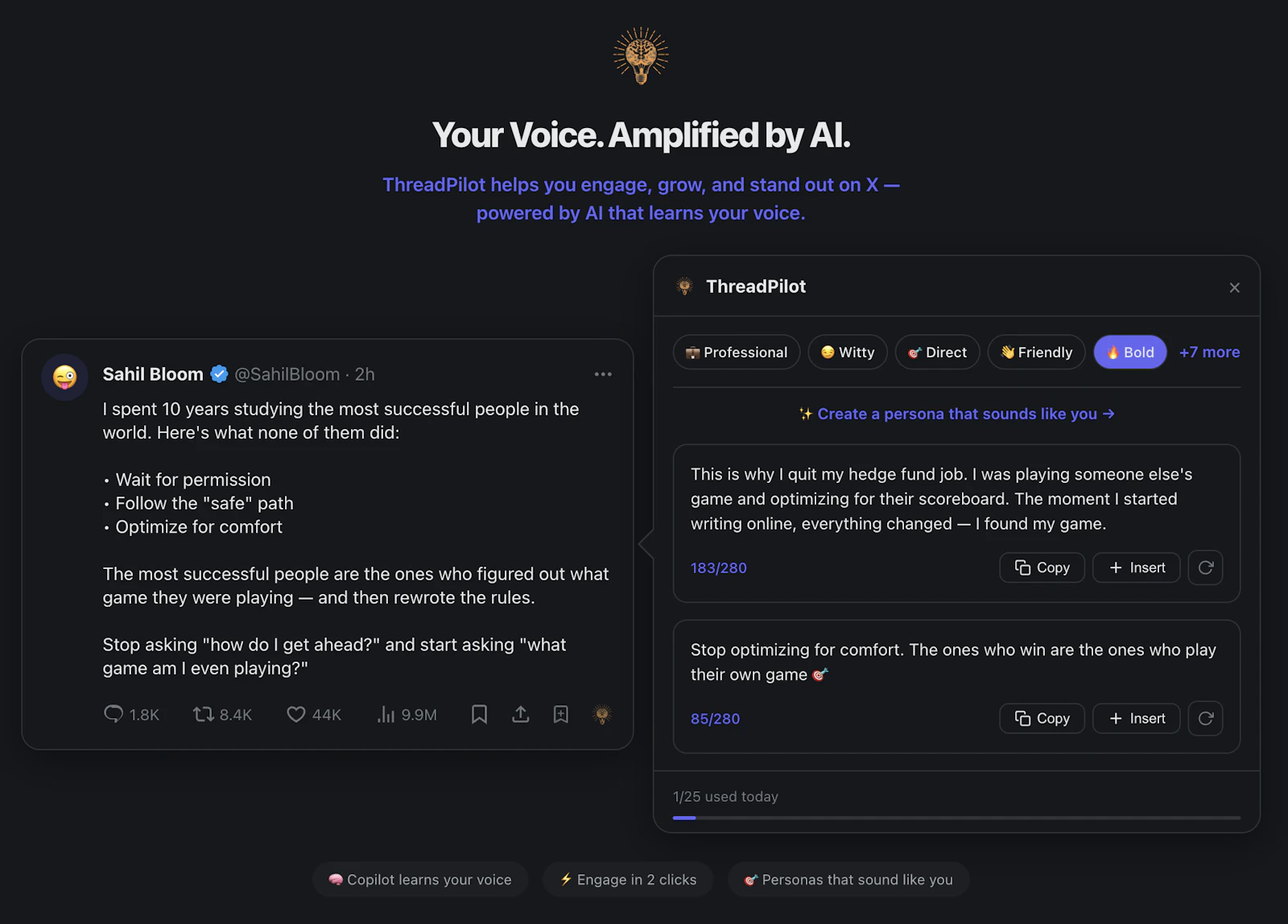 ThreadPilot screenshot 1