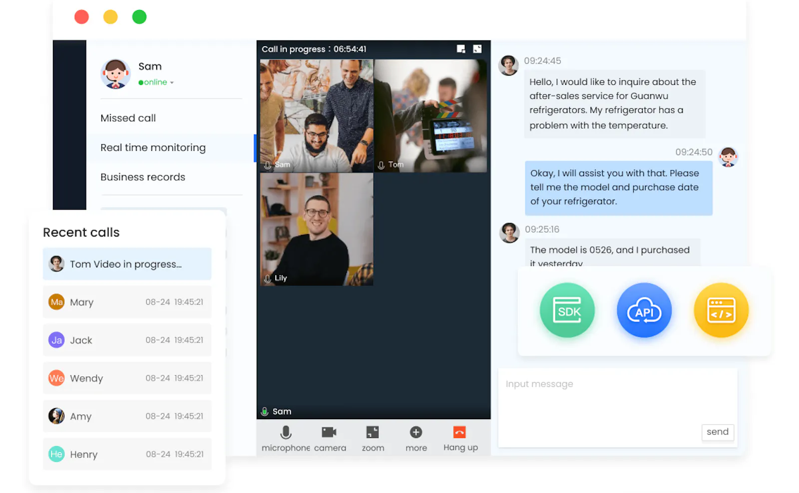 Udesk Live Chat screenshot 2
