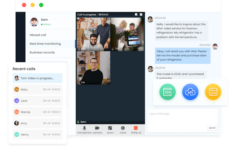 Udesk Live Chat screenshot 2