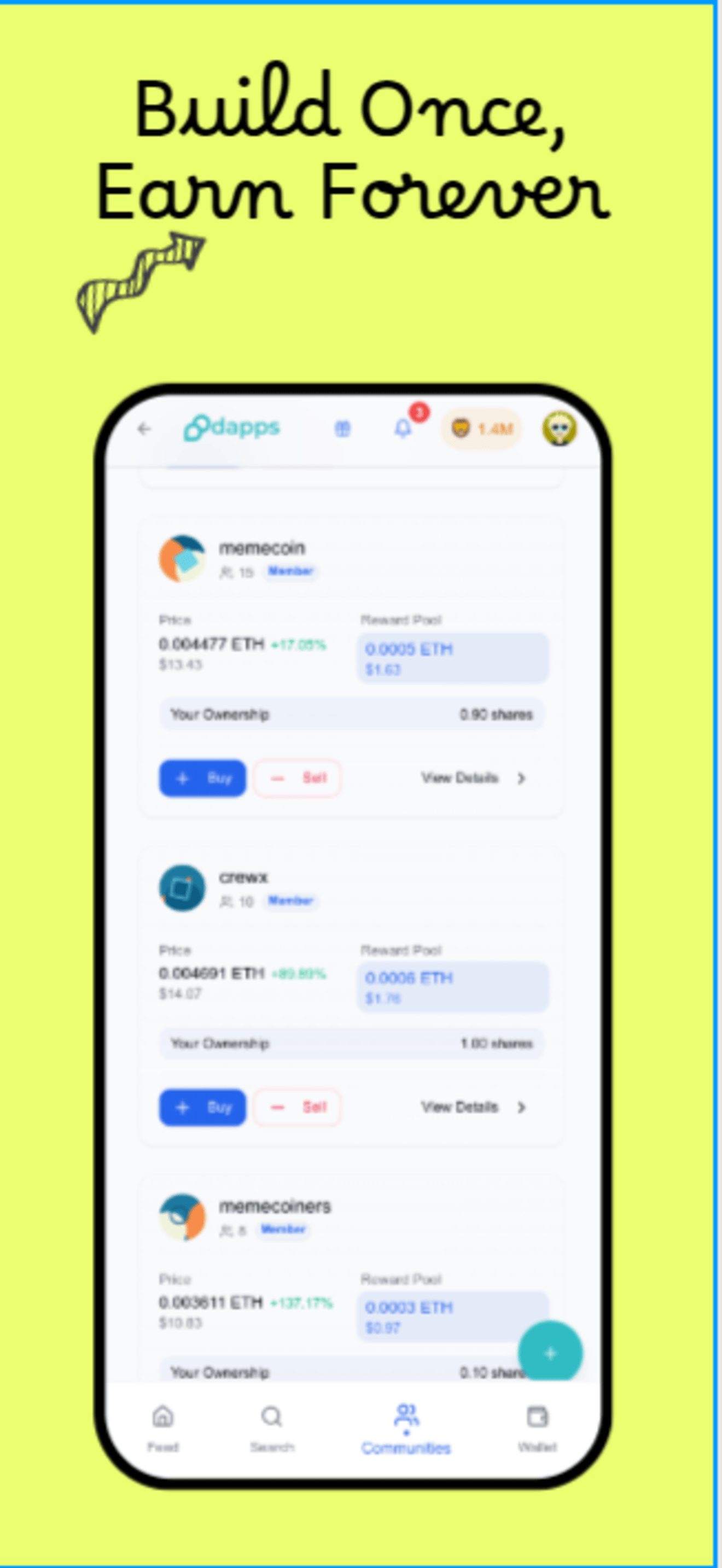 dapps.co - Социальные сети, которые платят вам, а не наоборот. медиа 5