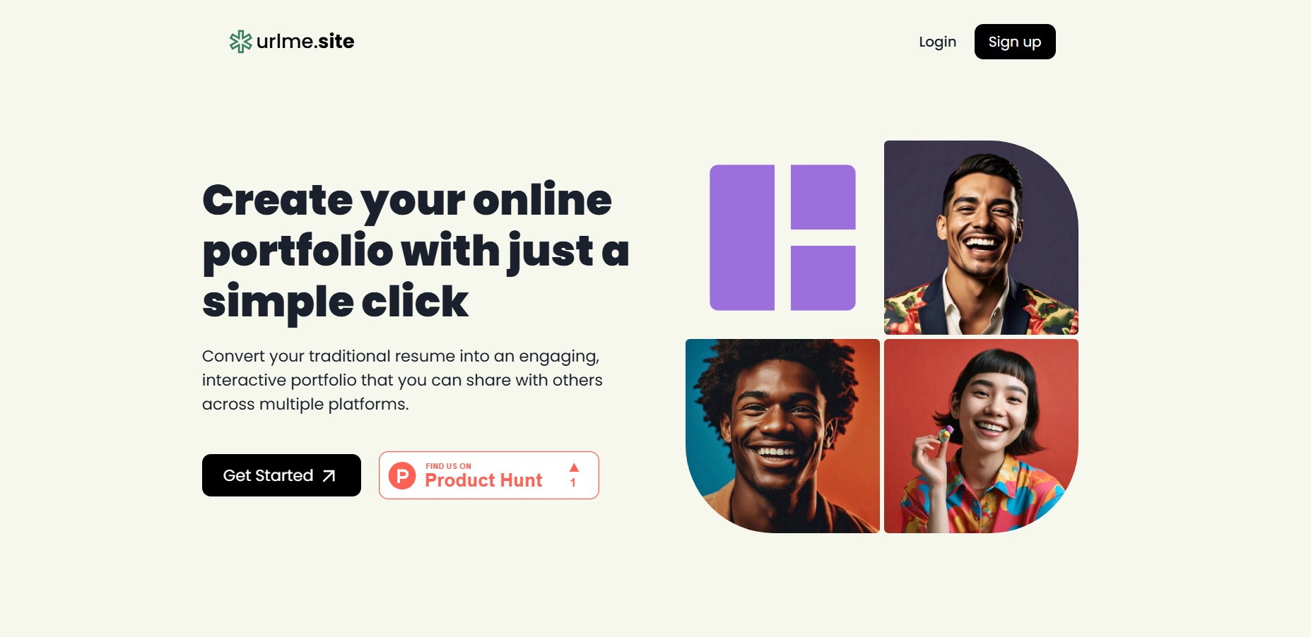 urlme.site - अपना पोर्टफोलियो साइट बनाएं मीडिया 1