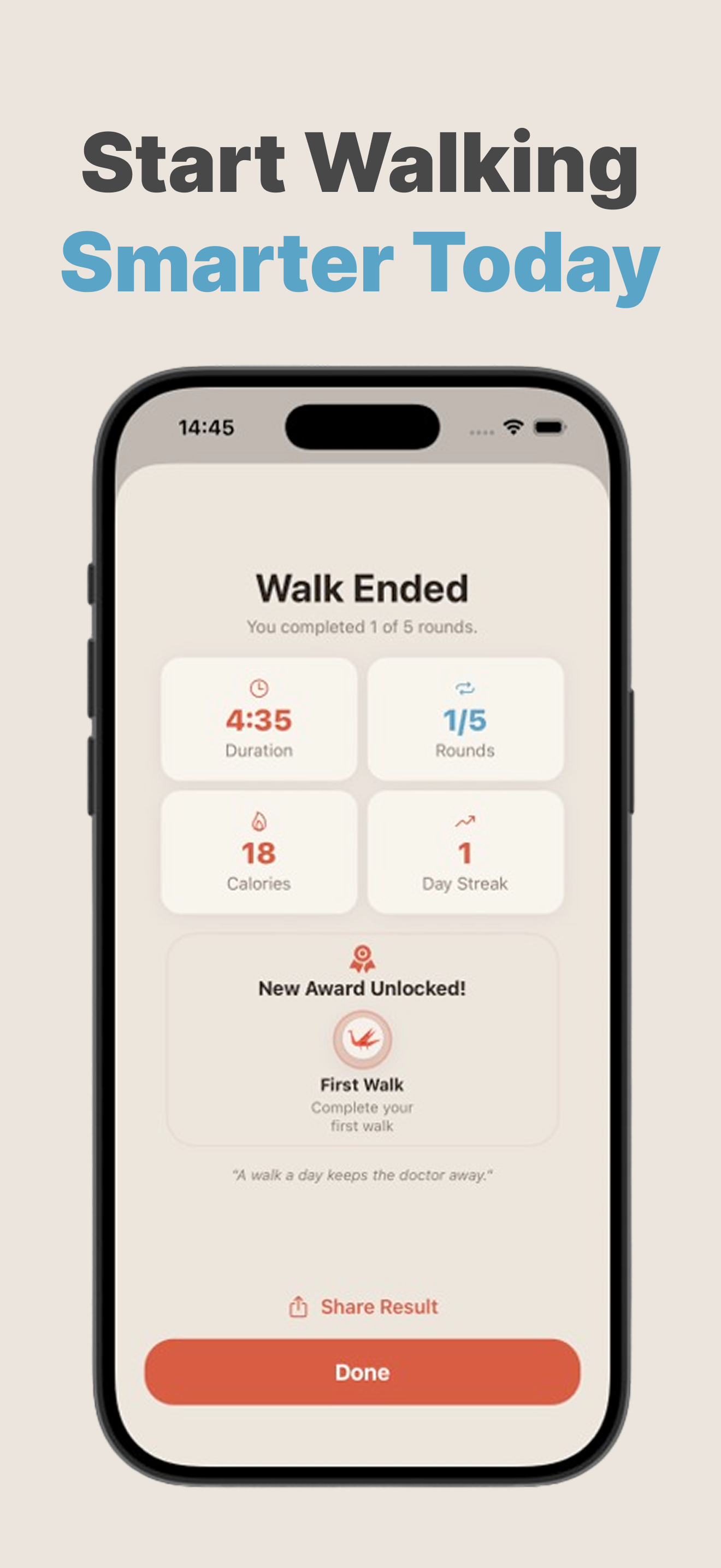 Japanese Walking Timer - WalkPace gallery image