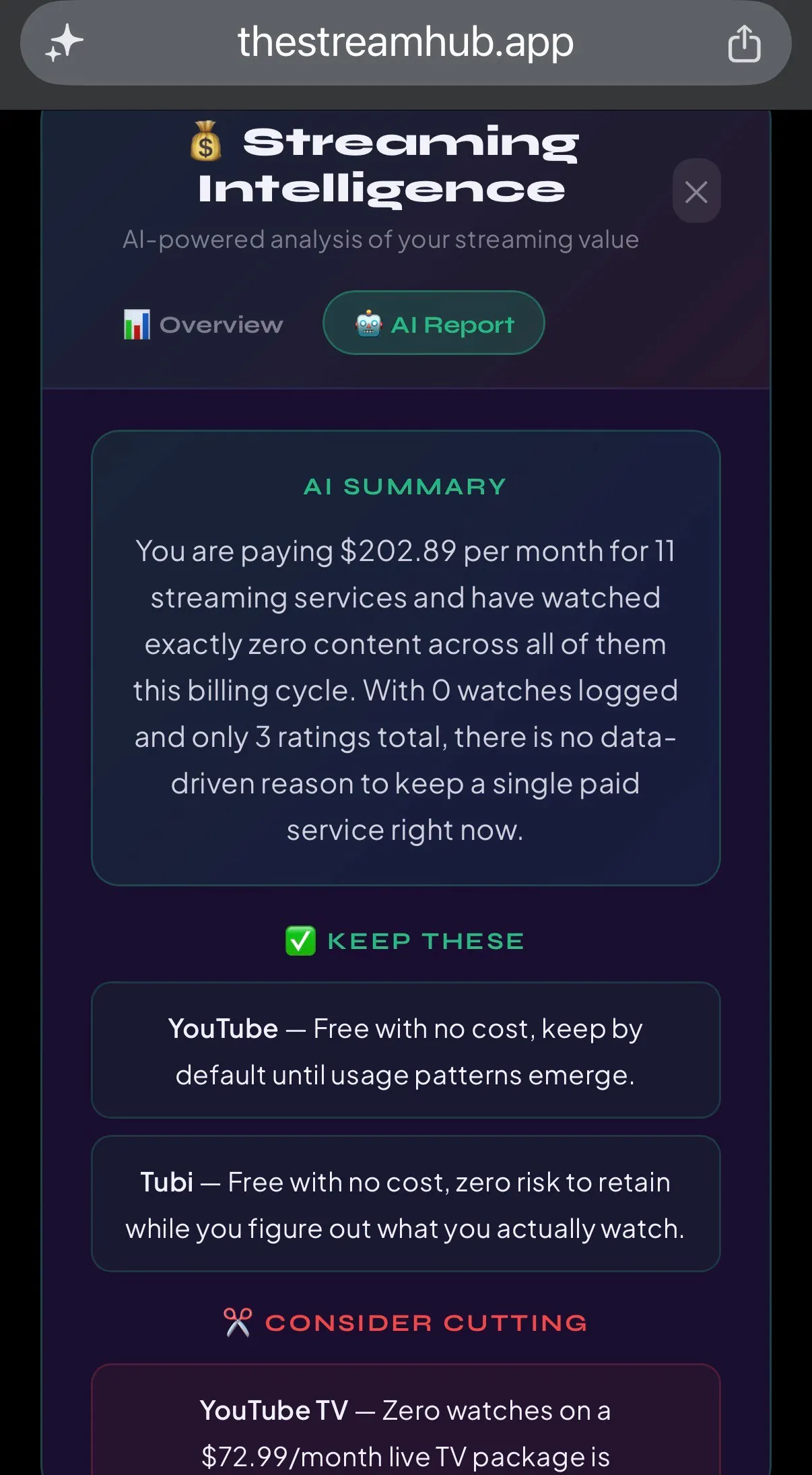The StreamHub gallery image
