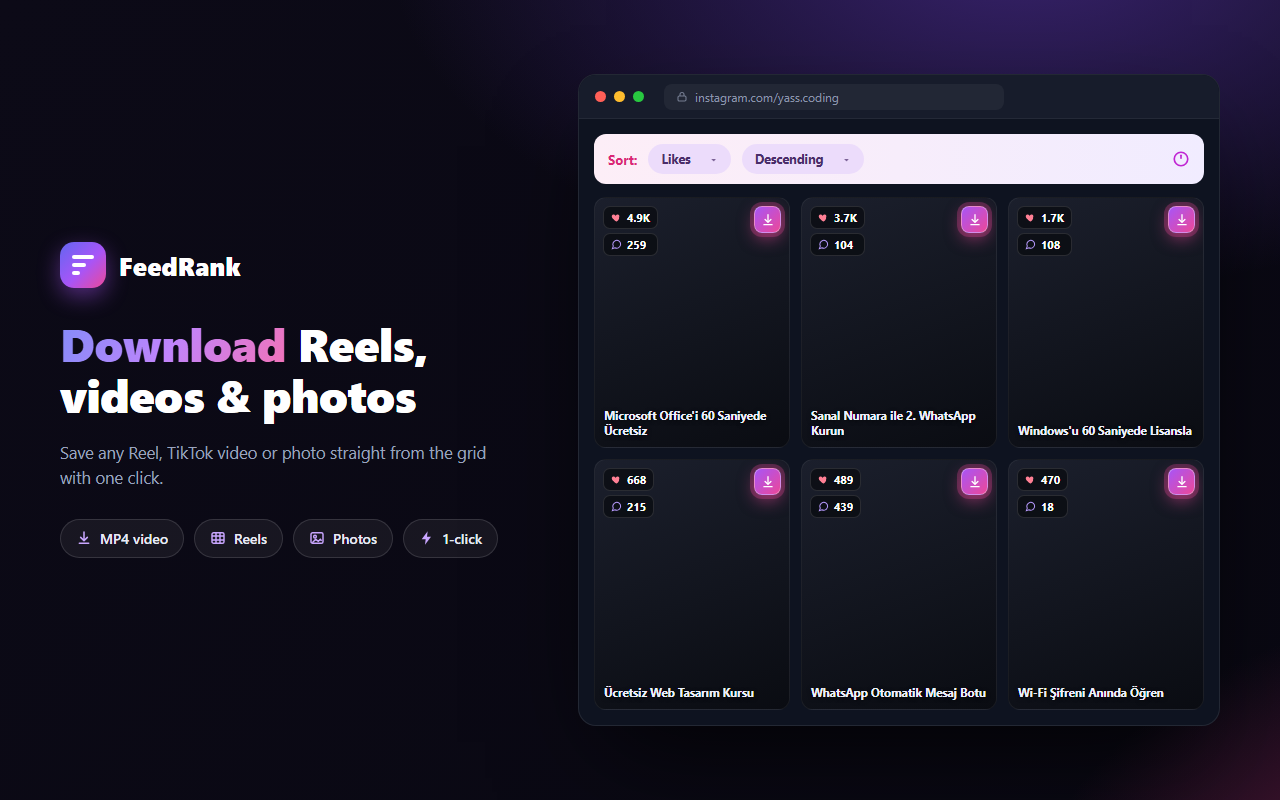 FeedRank gallery image