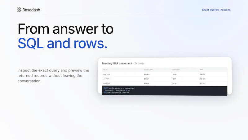 Basedash AI Sources screenshot 2