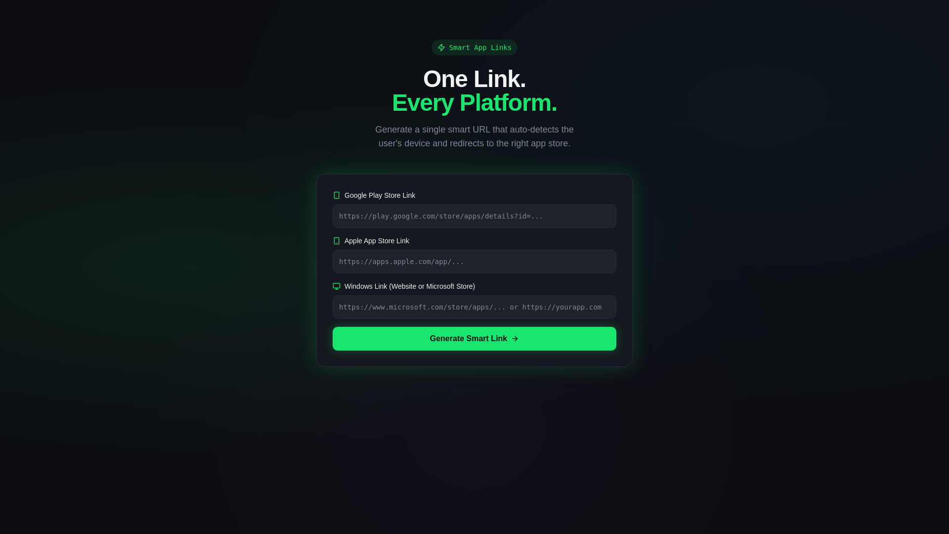 LinkRe - Main product screenshot demonstrating key features and user interface
