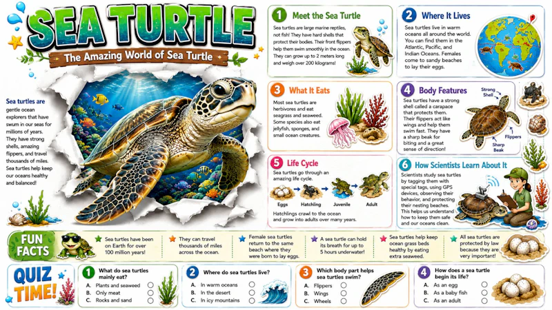 Ocean Creatures Worksheets screenshot 2