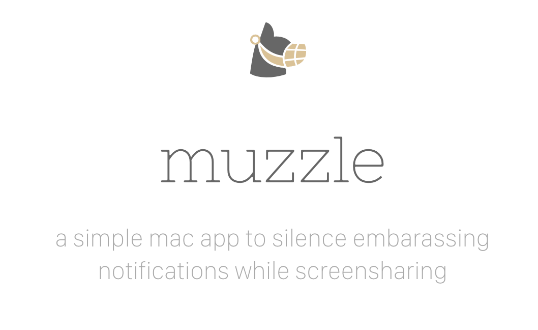 mac app for mute notifications muzzle