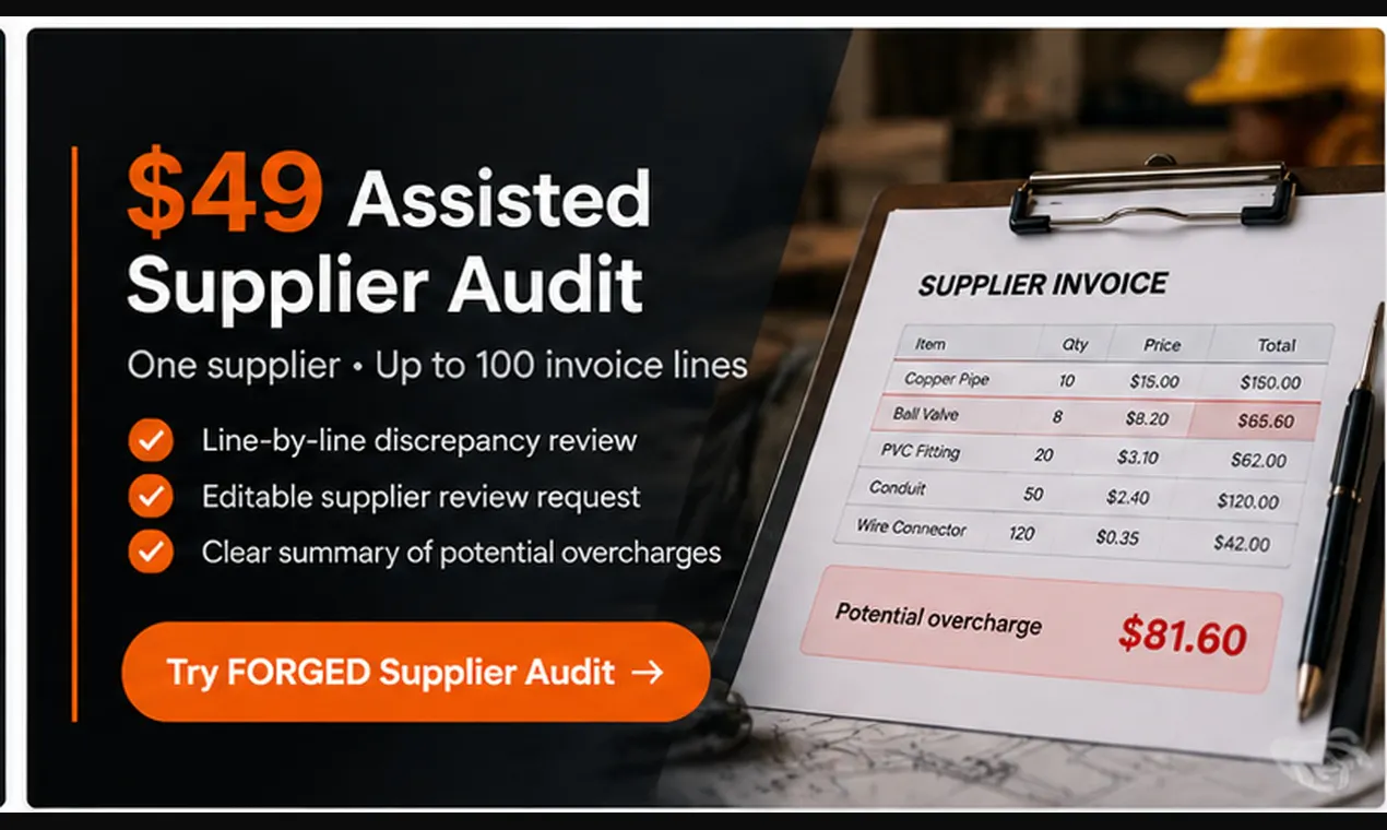 FORGED Supplier Audit gallery image