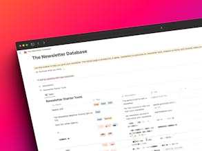 The Newsletter Tool Database gallery image