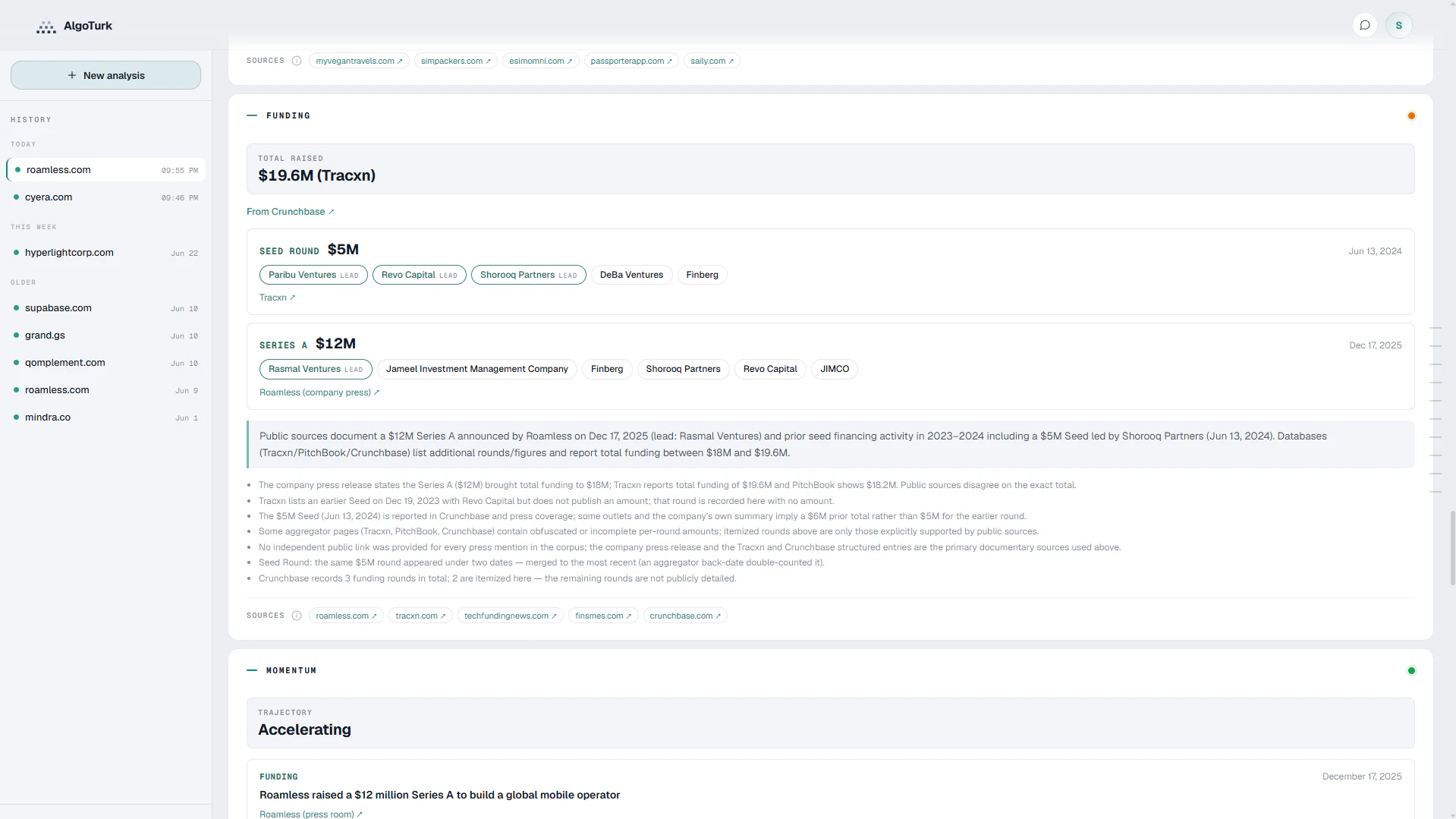 AlgoTurk - Research Agent for Startups gallery image