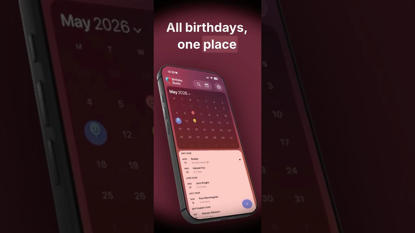 Birthday Buddy screenshot 1 (video preview)