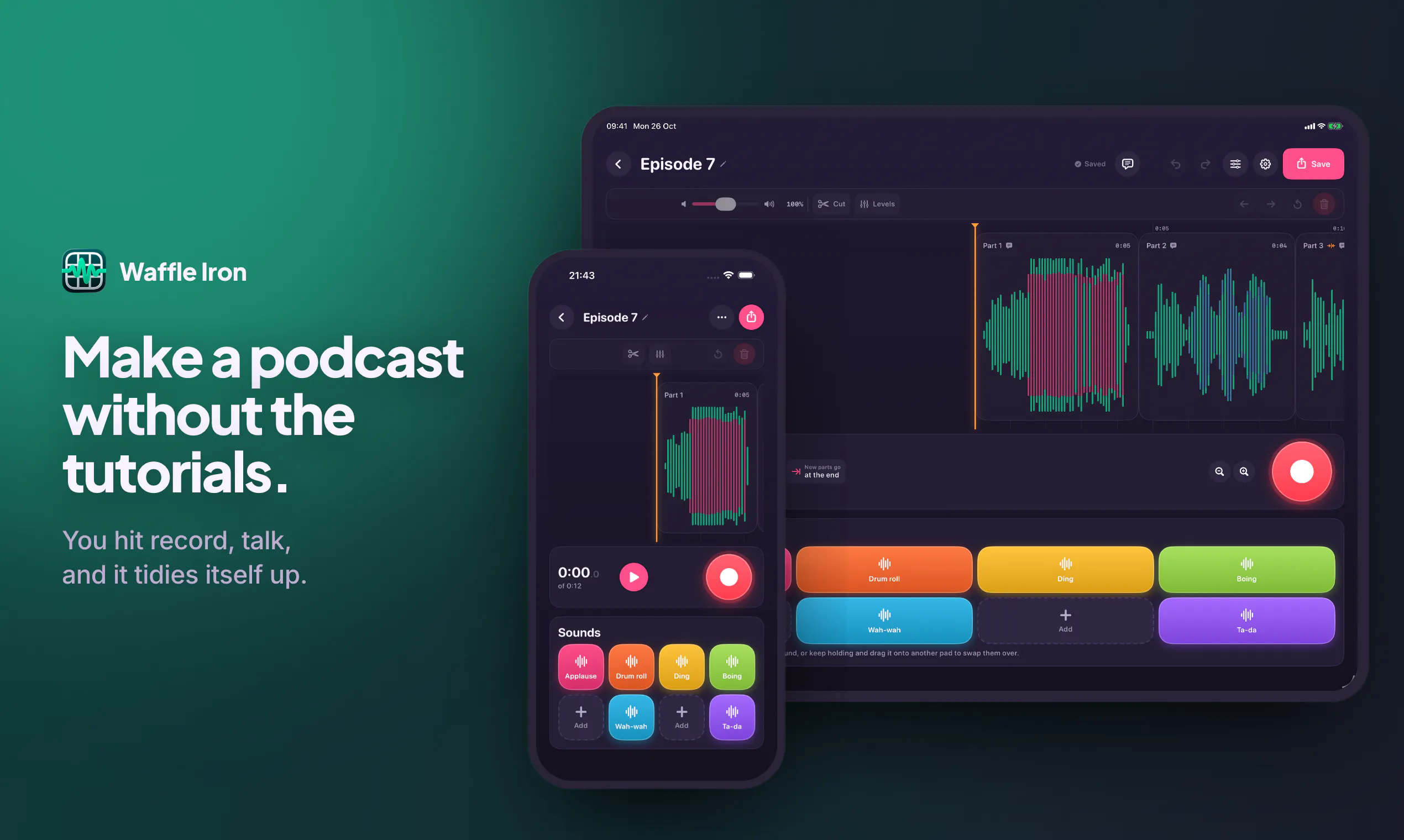Waffle Iron: Podcast Maker gallery image