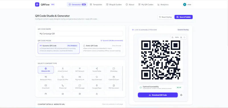 GetQRFlow screenshot 2