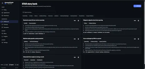 M01 — Job Search Command Center gallery image