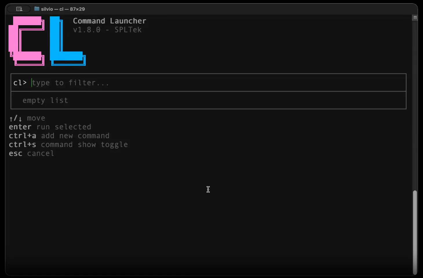 cl - command launcher gallery image