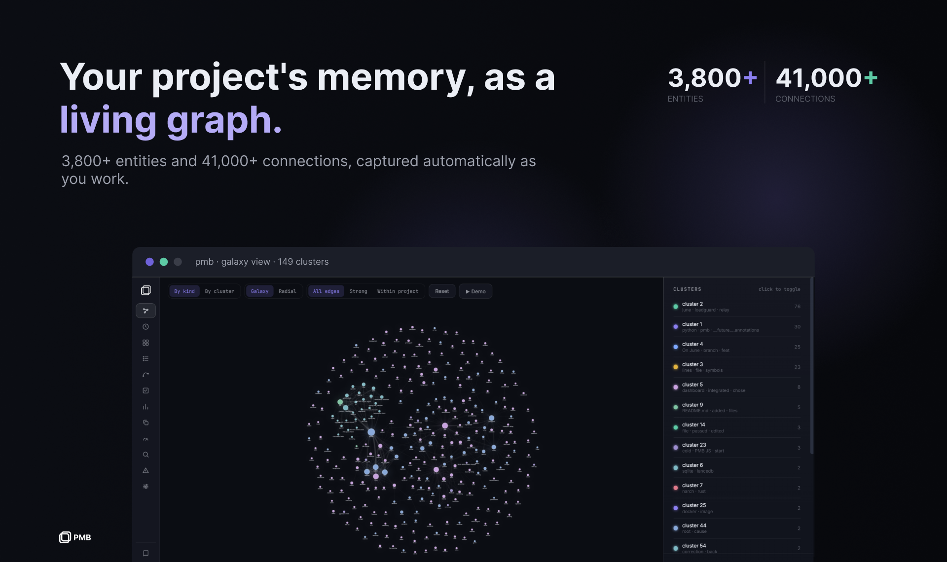 PMB | Local-first memory for AI gallery image