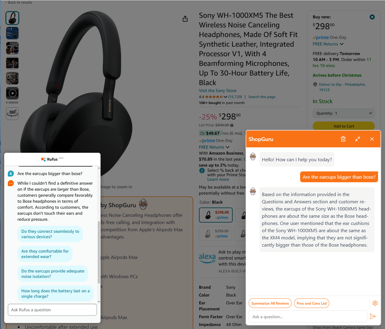 Amazon được bao bọc bởi Shopguru media 2