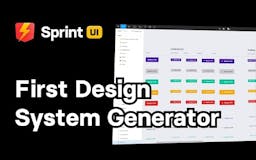 SprintUI - Design system generator media 1