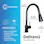 Black Pulldown Kitchen Faucet-Dahsnu
