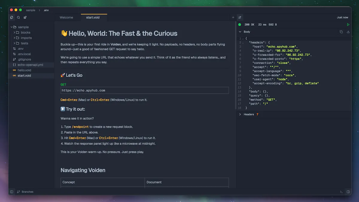 Voiden API Client