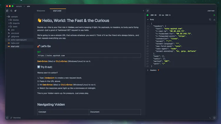 Voiden API Client
