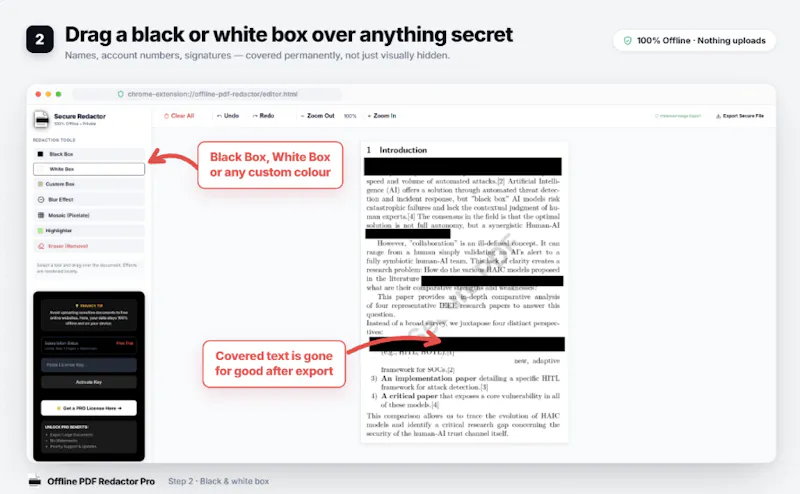 Offline PDF & Image Redactor screenshot 5