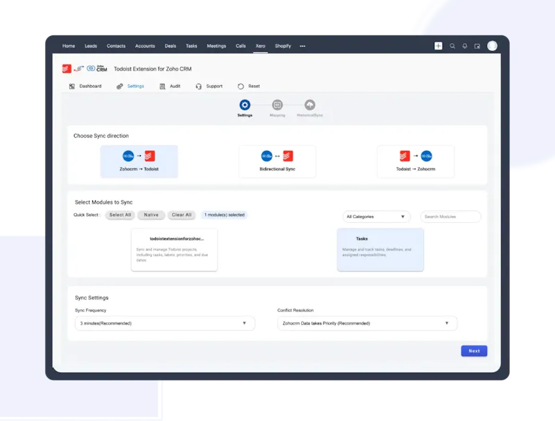 Todoist for Zoho CRM screenshot 3
