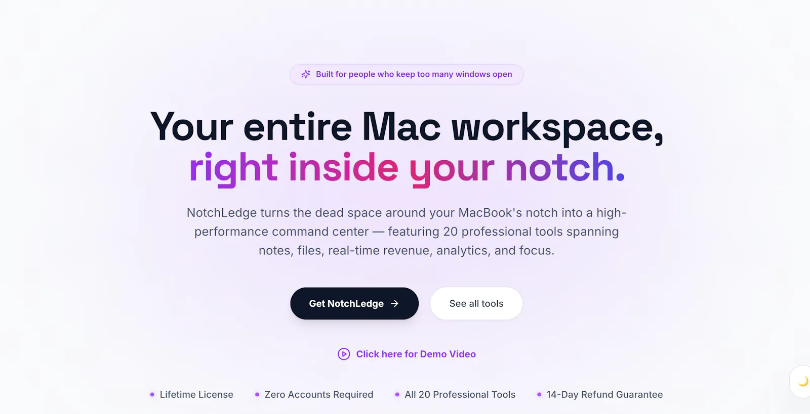 NotchLedge screenshot 1