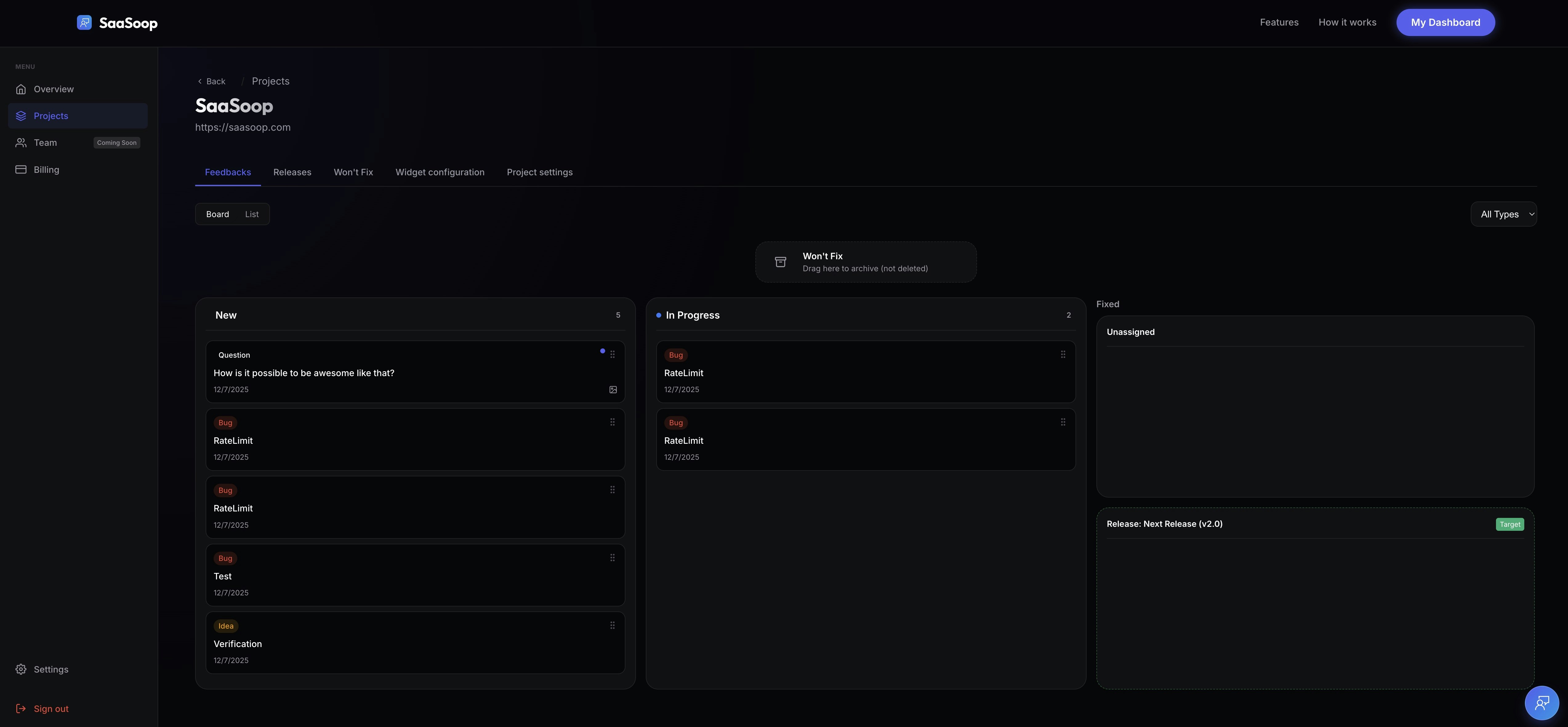 SaaSoop - Screenshot 2 showing product features and functionality