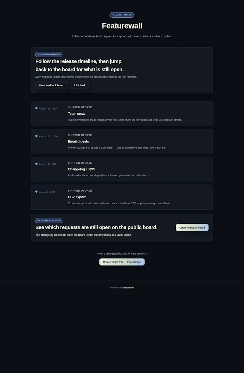 Featurewall screenshot 3