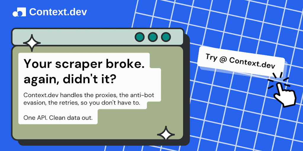 Context.dev: One API to scrape, enrich, and understand the web. | Product Hunt