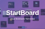 StartBoard Visual Bookmarks - Product Hunt launch logo and brand identity