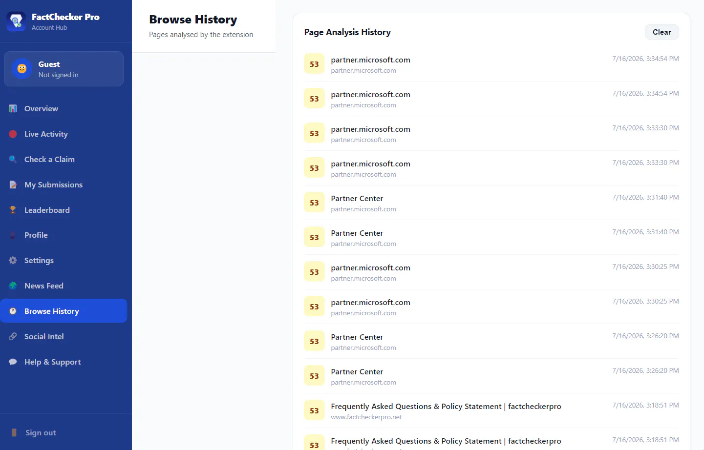 FactcheckerPro Desktop App gallery image