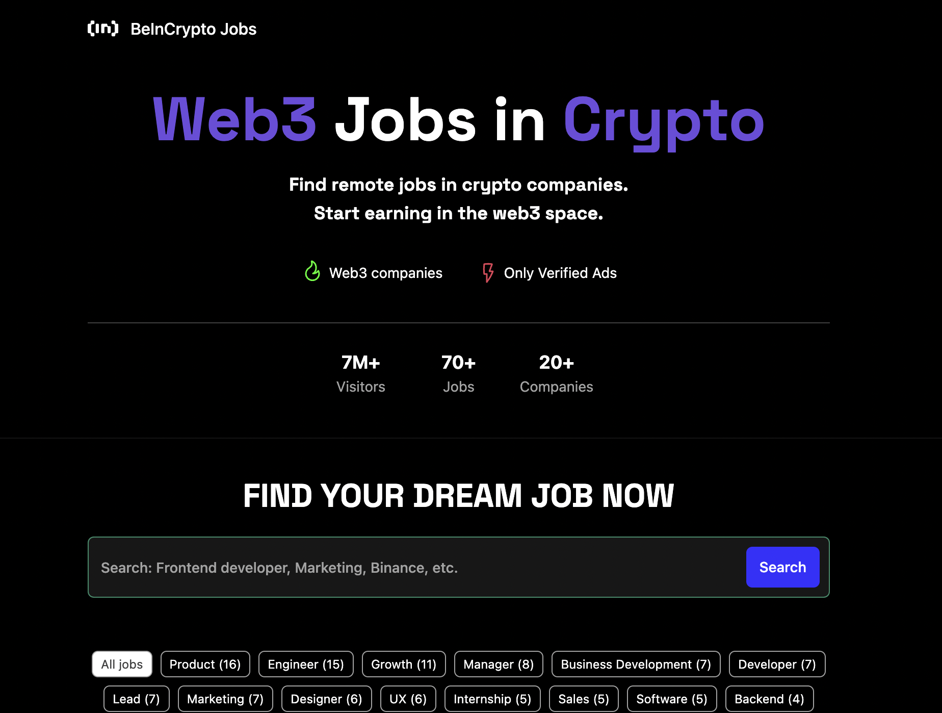 Beincrypto工作 media 1