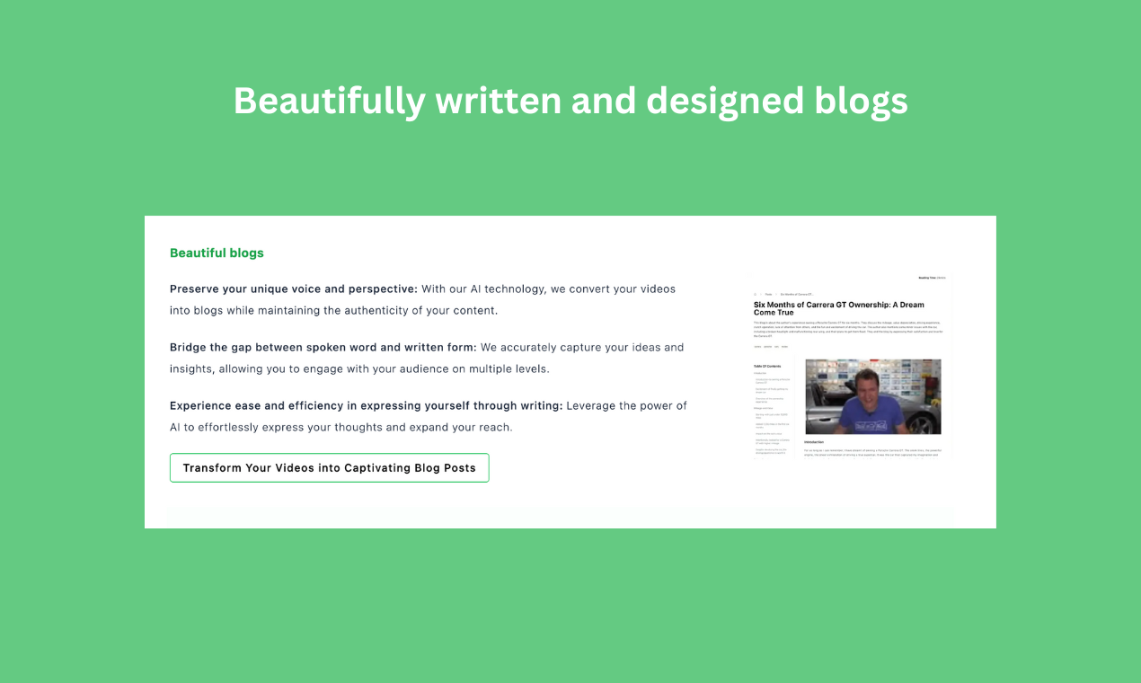 Media Blogmyvideo - Ubah video anda, audio menjadi blog yang menawan dengan AI 4