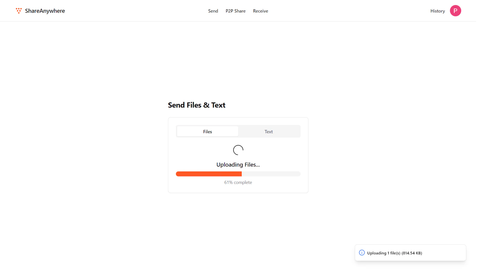 ShareAnywhere screenshot 2