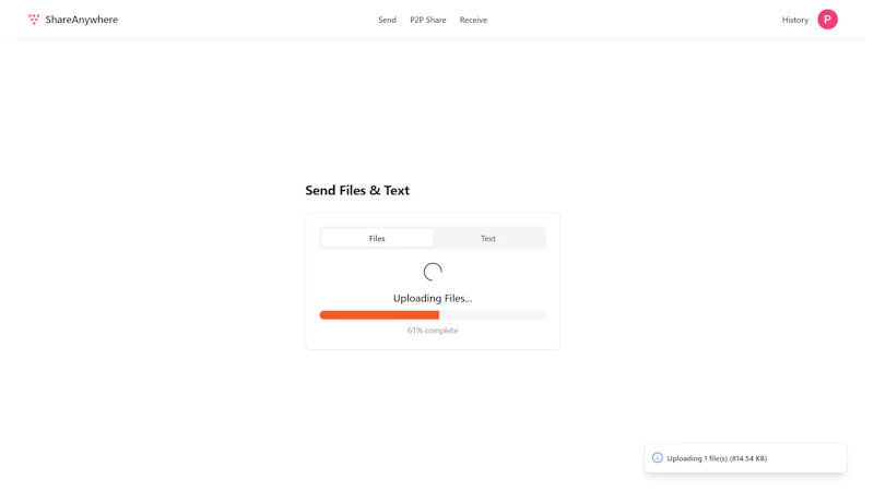 ShareAnywhere screenshot 2