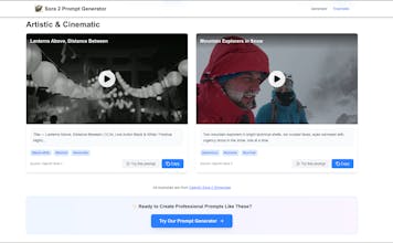 Sora Prompt Generator gallery image